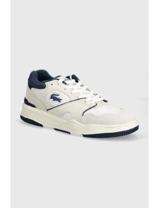 Lacoste sneakers in pelle Lineshot Leather Logo colore bianco 47SMA0062