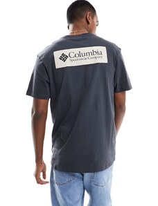 Columbia - North Cascades - T-shirt nera con stampa sul retro-Nero