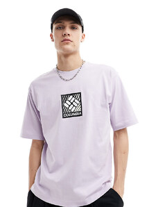 Columbia - Reventure - T-shirt lilla con riquadro del logo-Viola