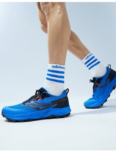 Saucony - Peregrine 14 Neutral - Sneakers da trail blu cobalto e nere