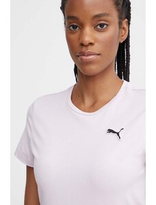 Puma t-shirt in cotone BETTER ESSENTIALS donna colore violetto 679188