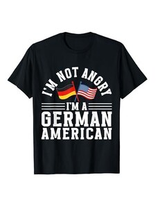 Immigrant American German Usa Flag America Germany Non sono arrabbiato Sono un tedesco americano americano tedesco americano Maglietta