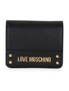 LOVE MOSCHINO - Portafoglio con logo e borchie - Colore: Nero,Taglia: TU