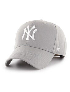 '47 BRAND - Cappello da baseball Raised Basic New York Yankees - Colore: Grigio,Taglia: TU