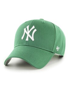 '47 BRAND - Cappello da baseball Raised Basic New York Yankees - Colore: Verde,Taglia: TU