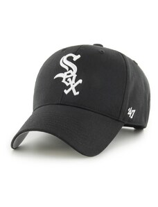 '47 BRAND - Cappellino da baseball Raised Basic Chicago White Sox - Colore: Nero,Taglia: TU