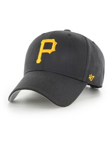 '47 BRAND - Cappello da baseball Raised Basic Pittsburgh Pirates - Colore: Nero,Taglia: TU