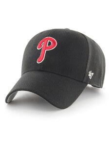 '47 BRAND - Cappello da Baseball MVP Philadelphia Phillies - Colore: Nero,Taglia: TU