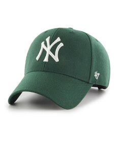 '47 BRAND - Cappello da baseball MVP Snapback New York Yankees - Colore: Verde,Taglia: TU