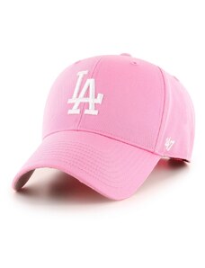 '47 BRAND - Cappello da Baseball Raised Basic Los Angeles Dodgers - Taglia: TU,Colore: Rosa