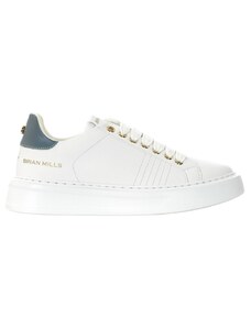 BRIAN MILLS - Sneakers con logo e borchia - Colore: Bianco,Taglia: 39