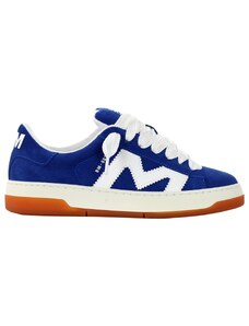 BRIAN MILLS - Sneakers in camoscio con logo - Colore: Blu,Taglia: 41