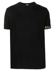 DSQUARED2 - T-shirt con logo - Colore: Nero,Taglia: XL