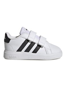 ADIDAS - Sneakers Grand Court Lifestyle Hook and Loop - Colore: Bianco,Taglia: 23½