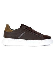 BRIAN MILLS - Sneakers con logo - Colore: Marrone,Taglia: 39