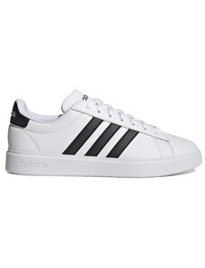 Sneakers bianche da uomo con strisce a contrasto adidas Grand Court 2.0 Stileo