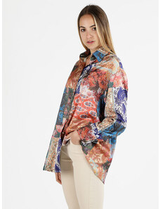 Altariva Camicia Donna Colorata a Maniche Lunghe Classiche Multicolore Taglia Unica