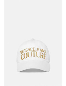 Versace jeans couture cappello unisex nero maxi logo zk32 unisize