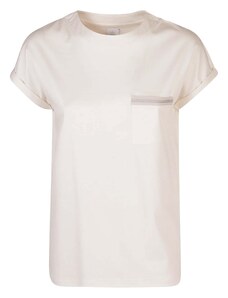 ELEVENTY T-shirt sabbia con taschino
