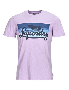 Superdry T-shirt CALI STRIPED LOGO T SHIRT
