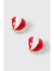 Fiorucci thermos per il cibo Red And White Mini Lollipop Earrings U01FPAJE145PT01RD02