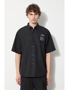 Undercover camicia in cotone uomo colore nero UC1D4407