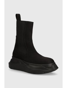 Rick Owens stivaletti chelsea Woven Boots Beatle Abstract donna colore nero DS01D1846.NDK.99