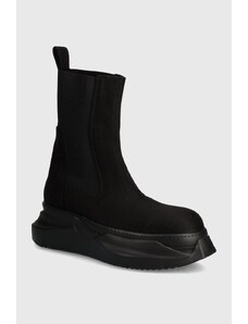 Rick Owens stivaletti chelsea Woven Boots Beatle Abstract uomo colore nero DU01D1846.NDK.99