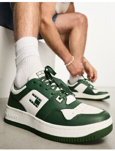 Tommy Jeans - Sneakers da basket premium verdi-Verde