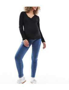 ONLY Maternity - Rain - Jeggings color blu medio
