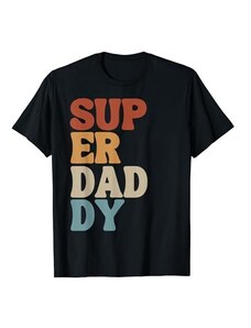 Father's Day Apparel For Men Regalo per la festa del papà Super Daddy per papà Maglietta