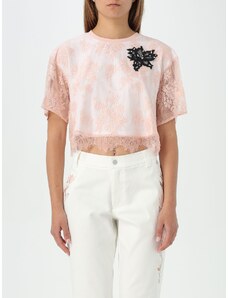 Actitude Twinset Blusa cropped Twinset - Actitude in pizzo