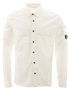 Camicia Overshirt in Bianco C.P. Company M Bianco 2000000017860 7620943365023