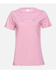 PINKO T-shirt con logo ricamato