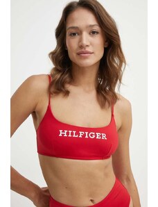 Tommy Hilfiger top bikini colore rosso UW0UW05302