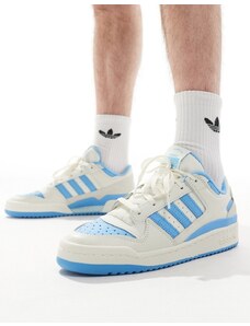 adidas Originals - Forum Low CL - Sneakers basse avorio e blu-Multicolore