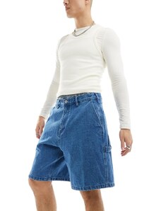 Obey - Pantaloncini di jeans lavaggio indaco chiaro-Blu