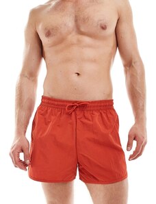 Weekday - Tan - Pantaloncini da bagno stile da corsa rossi-Rosso