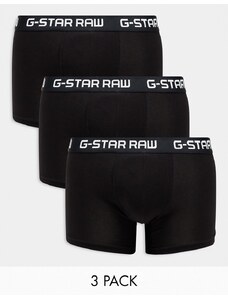 G-Star Raw - Confezione da 3 paia di boxer neri-Nero