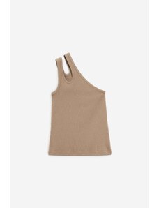 Remain Topwear JERSEY ONE-SHOULDER in cotone taupe