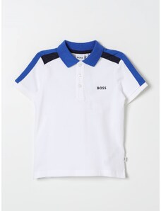 Polo con logo Boss Kidswear