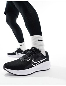 Nike Running - Downshifter 13 - Sneakers bianche e nere-Nero