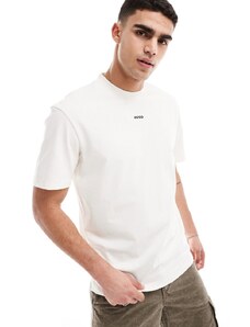 Hugo Red HUGO - Dapolino - T-shirt bianca comoda-Bianco