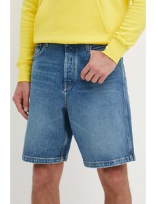 Tommy Hilfiger pantaloncini di jeans uomo colore blu MW0MW35175