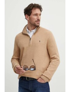 Polo Ralph Lauren maglione in cotone colore marrone