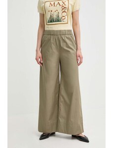 MAX&Co. pantaloni in cotone colore verde 2416131084200