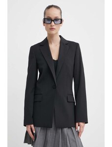 HUGO blazer con aggiunta di lana colore nero 50516447