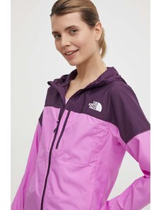 The North Face giacca antivento colore violetto NF0A8720ROP1