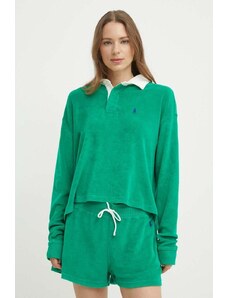 Polo Ralph Lauren camicia a maniche lunghe donna colore verde 211936223