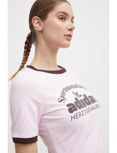 adidas Originals t-shirt donna colore rosa IR6087